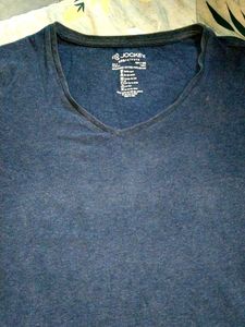 Jockey Navy V-Neck Tee - Size M