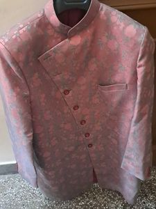 Pink Color Sherwani For Men
