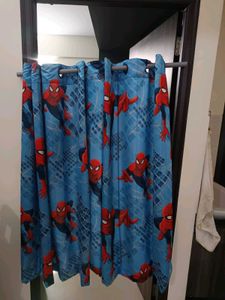Spiderman Curtain And Pillows