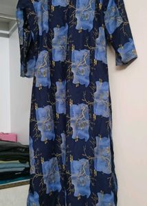 Blue Printed Kurta