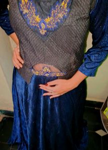 Stylish Embroidered Women's Ethnic Gown