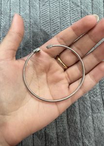 Bow &amp; Stone Silver Bracelet