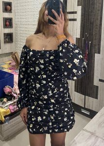 Floral Off-Shoulder Dress