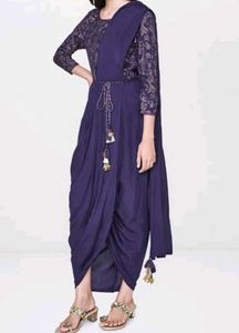 Globaldesi Dhoti Ready To Wear Saree.