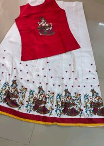 Ethnic Skirt With Top