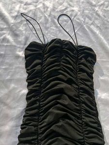 Brand New (Urbanic) Black Bodycon Ruched Dress