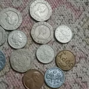 All Pence And Pound Coins