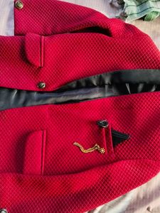 Stylish Red soft cool 😎 jacket 🧥 (stylish)