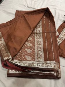 Brown Silk Saree