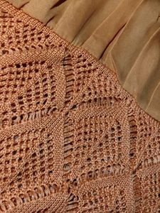 Orange Knit Cardigan