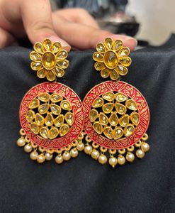 Elegant Kundan Earrings