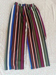 Striped Wide Leg Pants