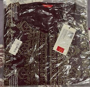 Dark Purple Printed Kurti