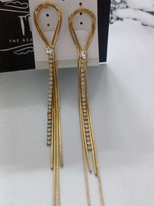 Elegant Gold Dangle Earrings
