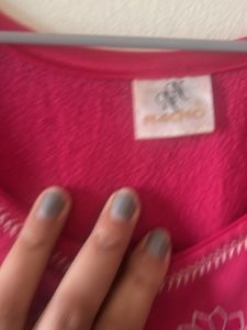 Semi Woollen Night Wear And Feeding Gown
