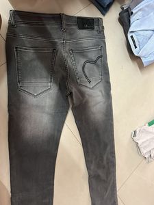 Gray Denim Jeans