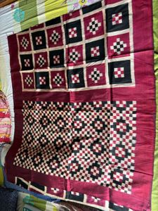 Vintage Pasapali Ikkat Saree