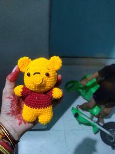 Pooh Car Charm Or Keychain