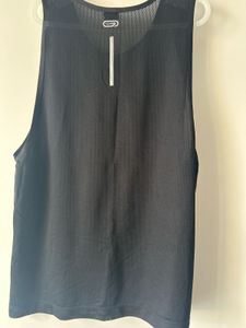 Kalengi Decatlon Black Running Tank Top L Size