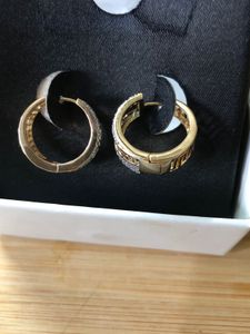 Gold Plated Hoop Earrings