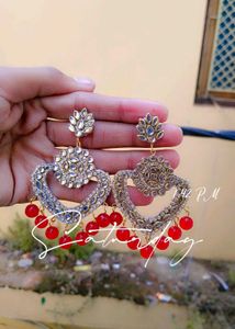 Stylish Heart Earrings