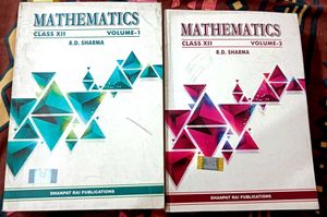 RD Sharma Mathematics For Class-12 (Vol 1 & 2)