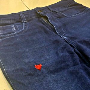 Dark Blue Denim Jeans