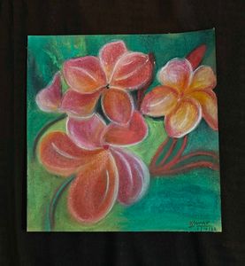 Soft Pastel Drawing Of Flowers 🌺