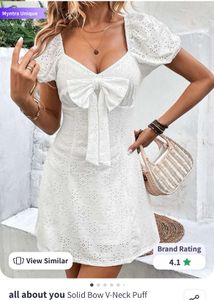 Soft Angel Core White Dress