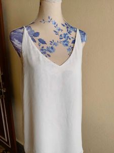 White V-Neck Cami