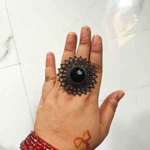 Vintage Black Stone Ring