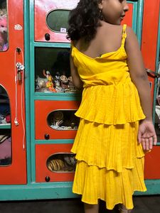 Yellow Short Dress