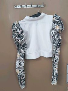 Stylish Puff Sleeve Crop Top💃💟