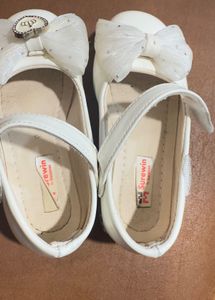 Cute White Baby Girl Shoes