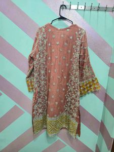 Pastel Heavy Chiffon Sharara Suit