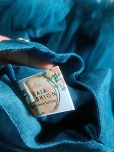 Elegant Blue Girls' Party Dress