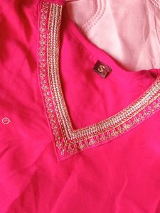 Elegant Pink Kurta Set