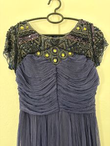 Designer Blue Maxi Dress