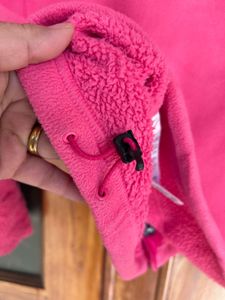 Adidas fleece Hoodie long jacket