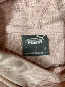 Puma X 1DER Men Pink Cotton Hoodie (UNISEX)