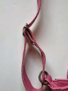 Ladies Slingbag 5 Pockets Adjustable Sling Pink