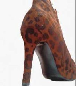 Leopard Print Ankle Boots