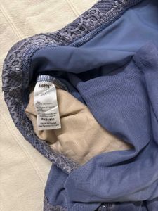 Lace Detail Mesh Top/ Blouse