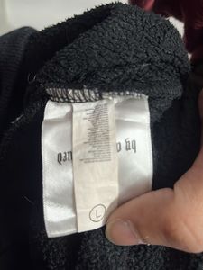 vintage Black Graphic Print Hoodie