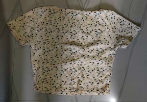 SHEIN Printed Crop Top