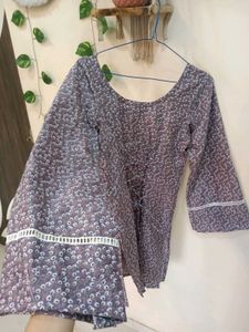 🆕 Lavender Corset Short Kurta🎀✨