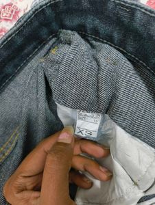 straight blue denim