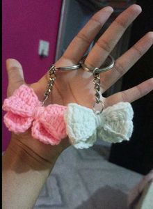 Crochet Bow Keychain Combo 🎀