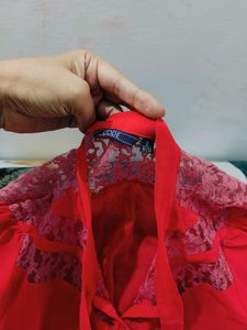 Red casual Top Shirt