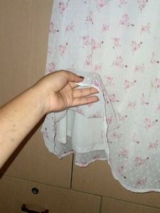 Preppy White Floral Dress